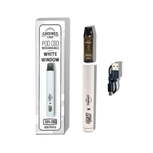 Vape Pen CBD White Widow Greeneo - Afbeelding 2