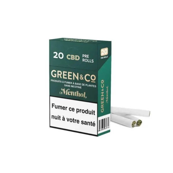 CBD Sigaretten Mentol Green&Co