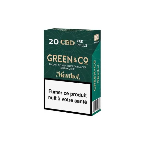 CBD Sigaretten Mentol Green&Co - Afbeelding 3